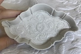 SOLD 18th Century Staffordshire Satglazed Stoneware Spoon Tray.
