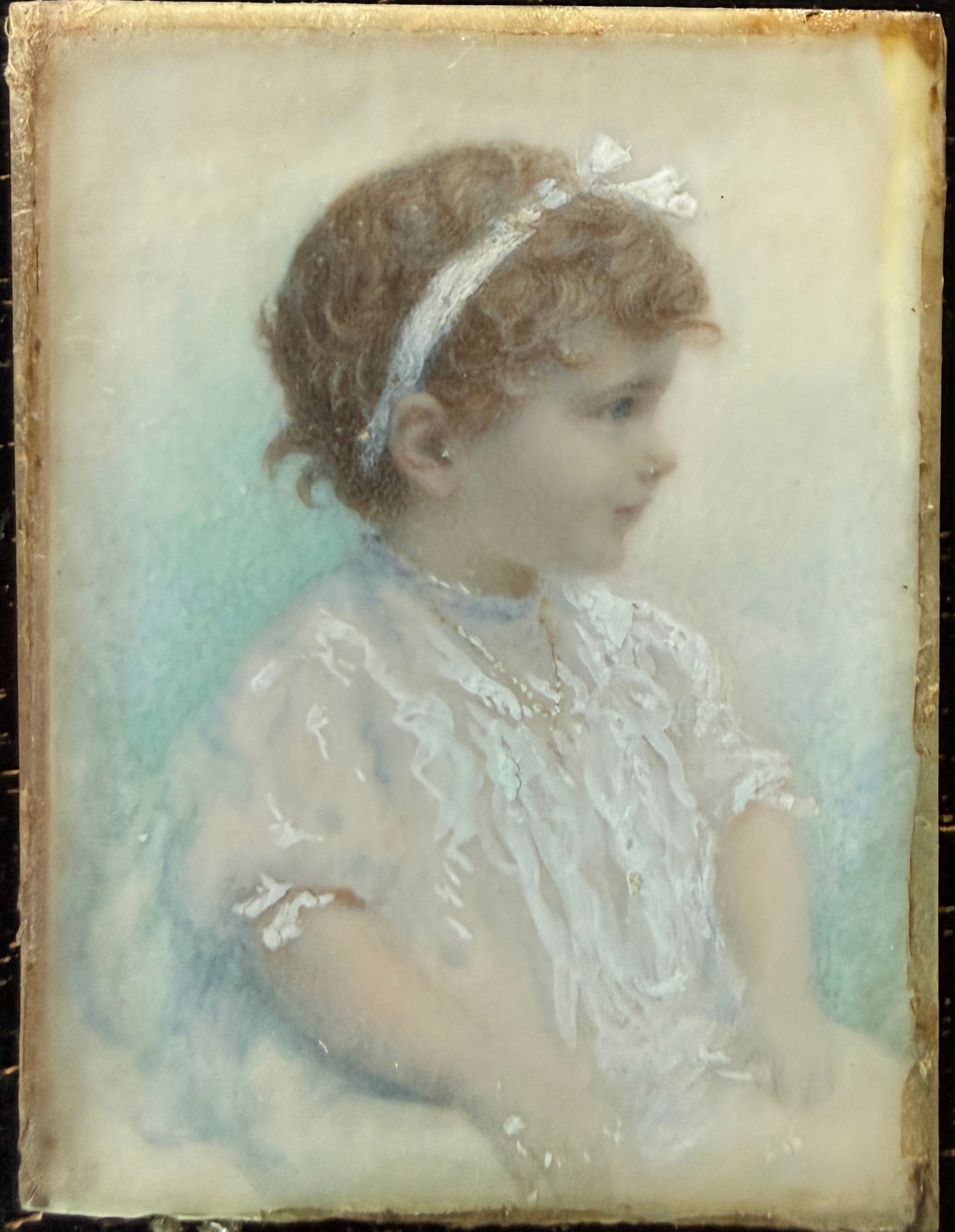 Portrait Miniature of a Young Child