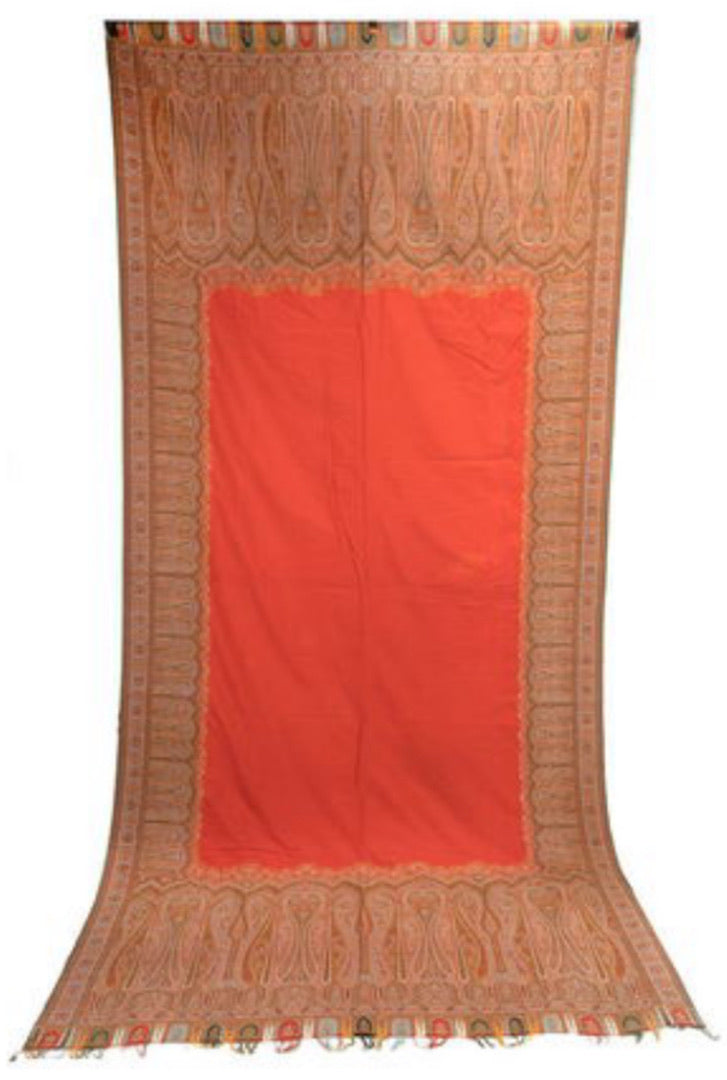 Jacquard Woven Paisley Shawl