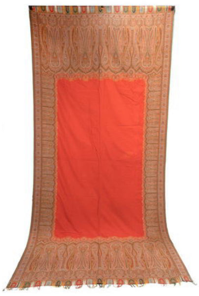 Jacquard Woven Paisley Shawl