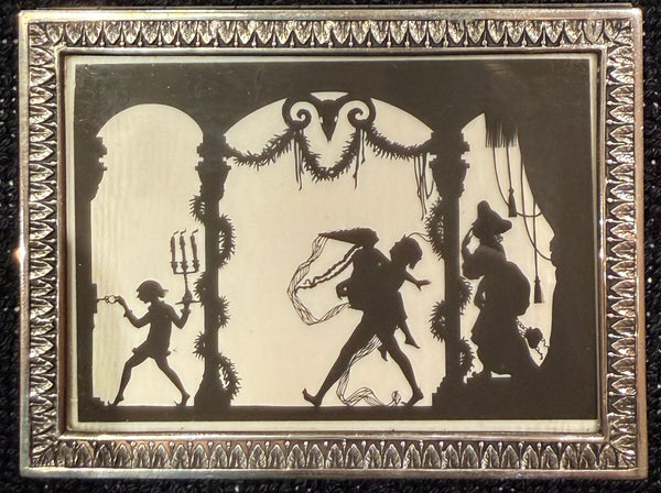 German Silver Silhouette Box