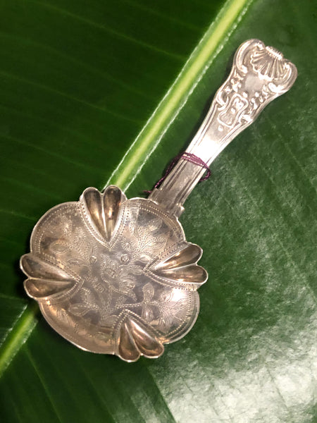 Nice George IV Sterling Silver Caddy Spoon by John Bettridge.