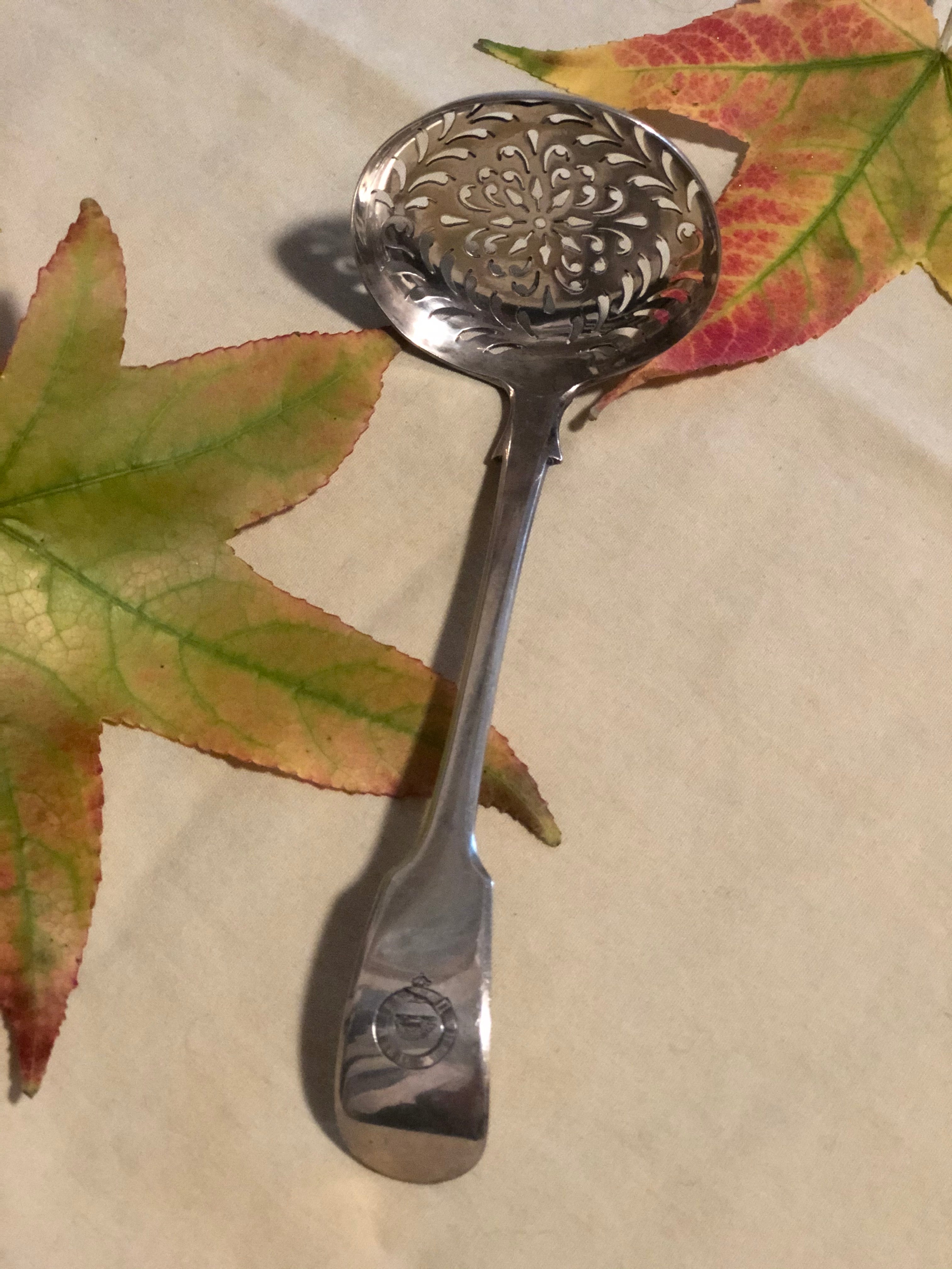 English Sterling Silver Sugar Sifter by William Southey
