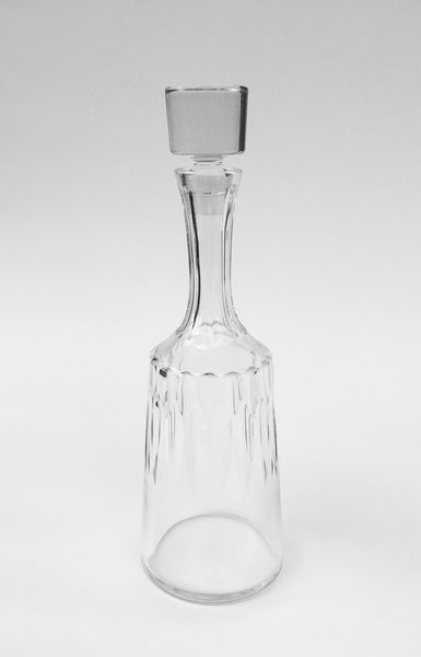 SOLD French Baccarat D'Assas Pattern Cut Crystal Decanter and Stopper