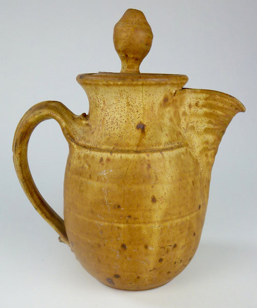 SOLD Bill Sax (B. 1934, Newark NJ) Red Clay Teapot or Coffee Pot and Two Mugs