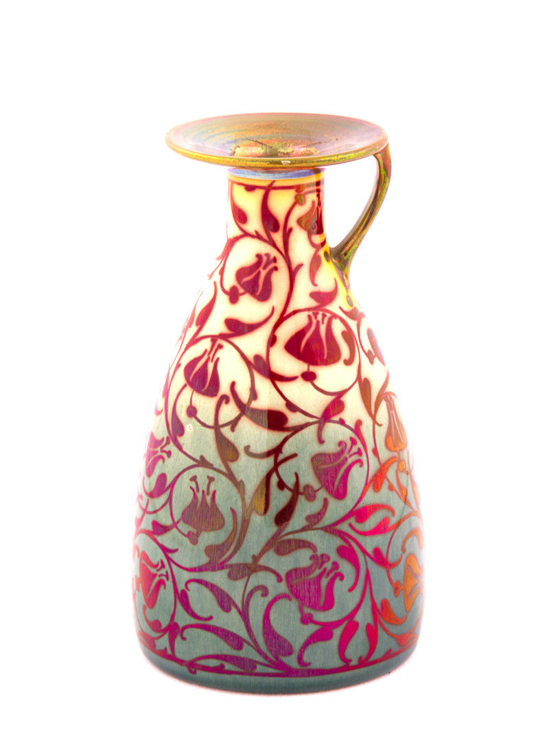 SOLD English Pilkington's Royal Lancastrian Lustreware Bottle Vase