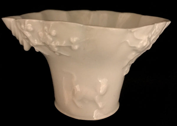 SOLD Chinese Blanc-de-Chine Libation Cup.