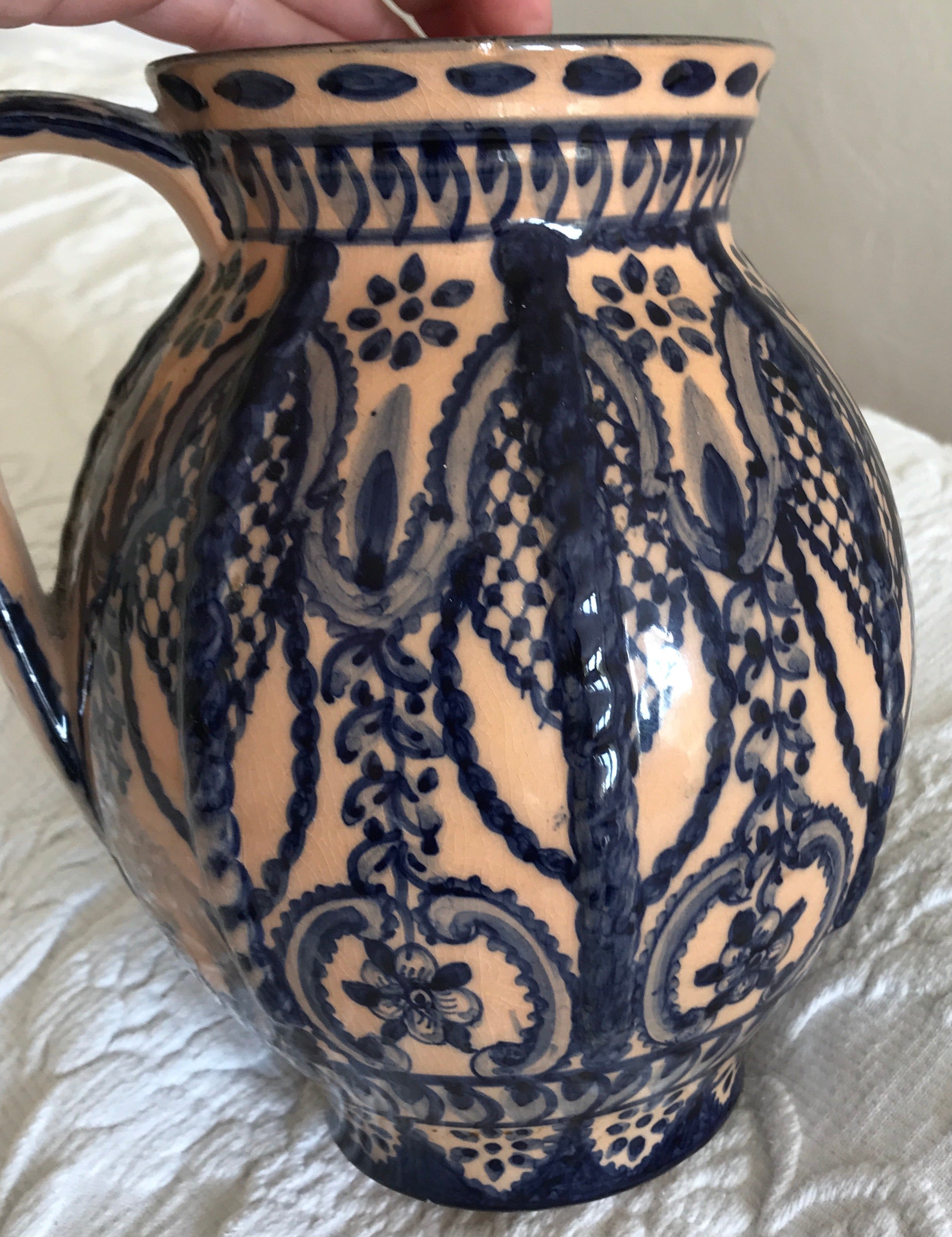 Renaissance Style Continental Faience Jug
